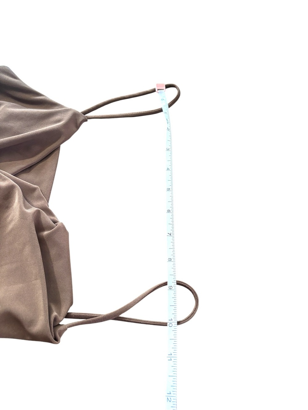 Zara NWT 2025 Ruched Midi Dress in Brown Sz M Wedding Guest Cocktail Prom Grad - Picture 11 of 15